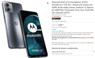 Motorola Moto g14 de 8GB/256GB por 114,90€
