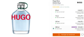 Hugo Boss HUGO Eau de Toilette Spray 200 ml voor €52,50 bij Parfumswinkel