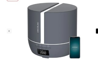 Humidificador marca Cecotec PureAroma 550 Connected Stone, gris por 24,71