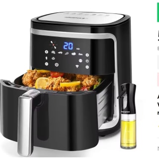 AIGOSTAR Freidora de Aire sin Aceite 7L,1900W, Inteligente. Conexión Wifi por 45,68€