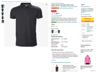 Helly Hansen Hombre Polo Crew por solo 24,22€
