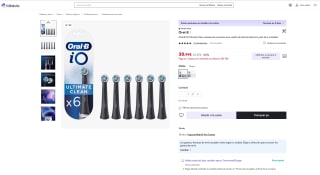 6x Oral-B iO Ultimate Clean cabezal de recambio para cepillo de dientes eléctrico por 30,99€ (Nuevos usuarios por 23,24€)