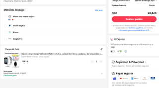 Xiaomi Redmi Watch 5 Active por solo 28,82€
