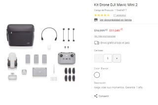 Kit Drone DJI Mavic Mini 2 por $11,049 en Liverpool