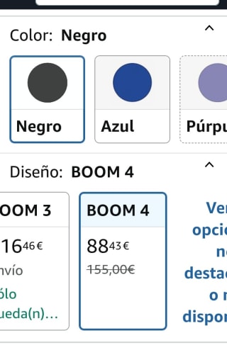 Altavoz Ultimate Ears Boom 4 Bluetooth portátil Resistente al Agua con Sonido de 360 Grados por solo 88,43€