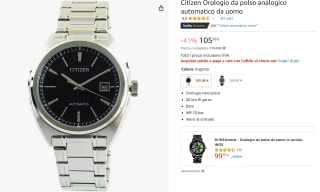Citizen automaat horloge NJ0100-71E voor €105,98 bij €105,98 bij Amazon