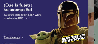 Hasta -40% de descuentos en Star Wars