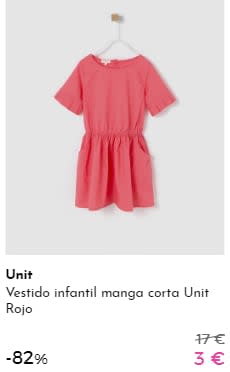 Prendas para niños por 2€ y 3€