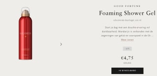 Rituals GOOD FORTUNE Foaming Shower Gel voor €4,75 bij Rituals