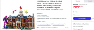LEGO X-Men: de X-Mansion (76294) voor €289,99 bij Cdiscount