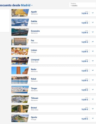 Vuelos Relámpago desde 16,99€ con Ryanair.