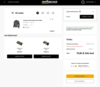 Chaqueta moto DXR Alonsa Evo Cuero Clase AA Nivel II Mujer por 71,91€