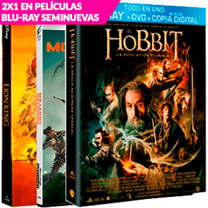 2X1 películas seminuevas en formato blu-ray desde 4,95€