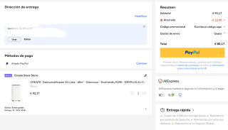 CREATE- Deshumidificador 10 L/día - 40m² - Silencioso - Ecofriendly R290 Por 80,17€