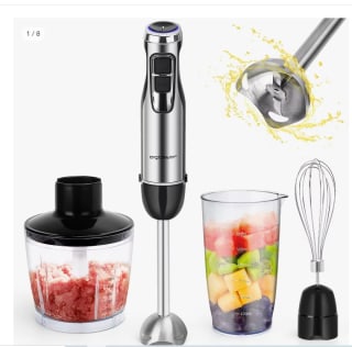 Batidora de Mano Aigostar , 6 Velocidades y Función Turbo con accesorios por 26,58€ (cuenta nueva 15,95€)
