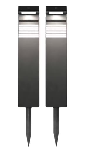 2x FlinQ Outdoor Gaia RGBW Tuinverlichting met Zonnepaneel voor €39,95 bij iBood