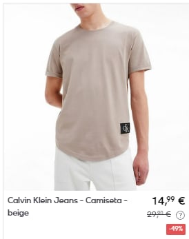 CALVIN KLEIN - Camisetas por menos de 15€