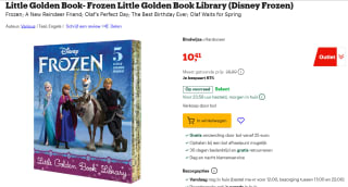 Little Golden Book- Frozen Little Golden Book Library (Disney Frozen) voor €10,41 bij Bol