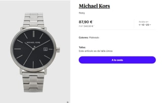 Reloj para Hombre Michael Kors por 79.11€