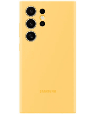 Samsung Silicone Case - Geschikt voor Samsung Galaxy S24 Ultra - Yellow voor €9,95 bij GSMpunt