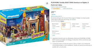 Playmobil Scooby-DOO! 70365 Aventura en Egipto por 20€
