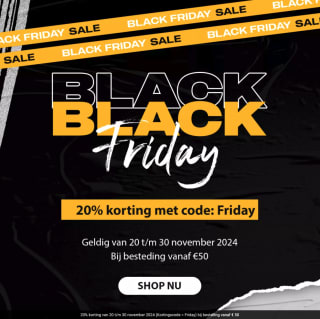 Code voor 20% korting op je bestelling