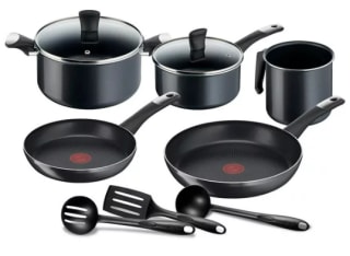 Batería de Cocina T-Fal Hard Titanium Plus 10 Piezas por $1,999 en Bodega Aurrera