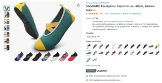SAGUARO Escarpines Deportes acuáticos, Unisex-Adulto por 6,79€