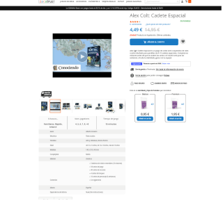 Juego de mesa Alex Colt Cadete Espacial por solo 3,98€