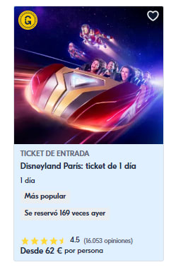 Entradas Disneyland París desde solo 62€