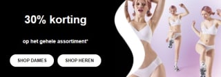30% korting op alles bij Sloggies
