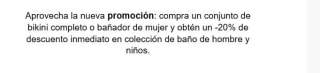 20% descuento en bañadores infantiles, descubre como