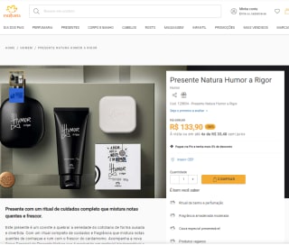Kit de Presente, Perfume Humor a Rigor - R$ 133,90