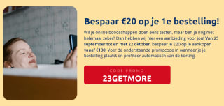 €20 korting bij aankoop vanaf €100 bij Carrefour