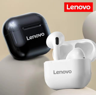 Auriculares Lenovo LP40 con Bluetooth por 6,56€