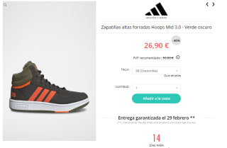 Zapatillas Adidas desde solo 18,90€