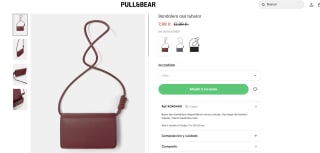 Recopilación Bandolera asa tubular Pull and Bear por 7,99€