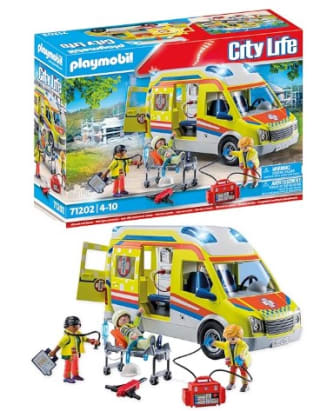 Playmobil - 71202 City Life Ambulance met licht en geluid voor €27,49 bij Amazon en Bol.