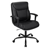 T-loVendo Sillón Piel Sintética Oficina Acolchada Giratorio Elevable Reclinable por 27,99€ (cuenta nueva por 16,79€)
