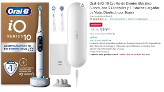 Oral-B iO 9 Pack de Cepillo Eléctrico Blanco Alabastro con 3 Recambios por 339.95€