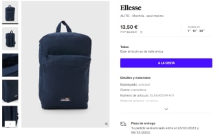 Ellesse - Mochilas hasta 13,50€