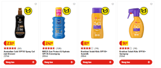 1+1 Gratis op alle zonbescherming bij Kruidvat