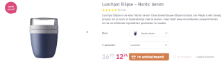 Mepal Lunchpot Ellipse Nordic Denim voor €12,74 bij Mepal