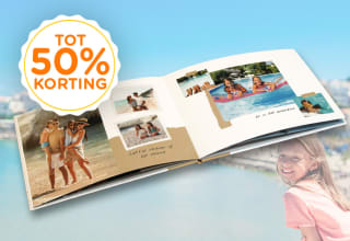 Tot 50% korting op fotoboeken voucher bij Smartphoto