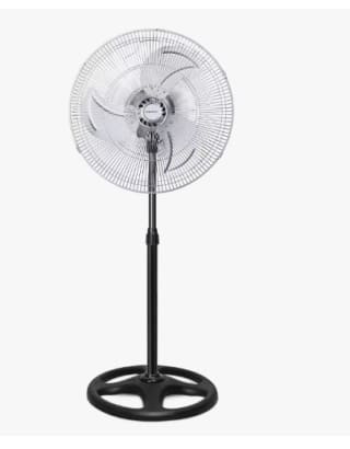 AIGOSTAR Ventilador de Pie Silencioso, Oscilante 80º, 3 Velocidades, Altura Regulable, 55W. por 29.43€ (Cuenta Nueva 19.43€)