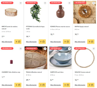 Hasta 70% dto en Stock Fuera, de la tienda Casa