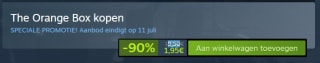 The Orange Box voor €1,95 bij Steam