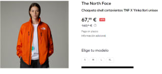 Chaqueta The North Face shell cortavientos TNF X Yinka Ilori por 67.99€