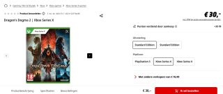 Dragon's Dogma 2 voor €30 bij de Mediamarkt