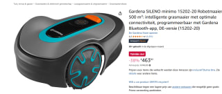 Gardena Mhroboter SILENO minimo 500 qm voor €463,82 bij Amazon
